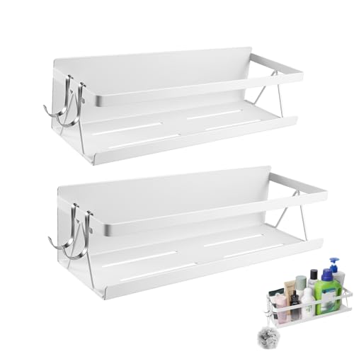 バスルーム ラック 浴室用ラック マグネット お風呂の壁に ステンレス シャワーラック 水切り 風呂場洗面所収納 フック付き