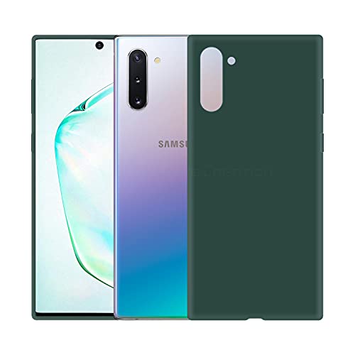 Image of Case Creation Luxurious OG Series for Samsung Note 10 Case Cover,Anti-Dirty Slim Case Frosted Matte Cute Candy TPU Raised Bezel (Splash of Color) Back Cover for Samsung Galaxy Note10 -Wine Green