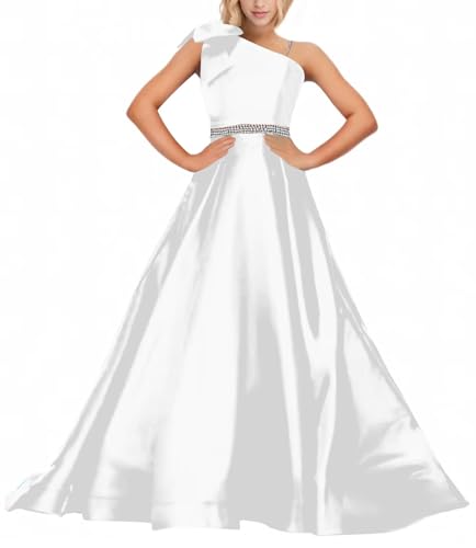 Pageant Dresses for Girls 10-12 Girls Ball Gowns White Sleeveless Flower Girls Dress for Kids Sleeveless Communion Gown A Line White Formal Dress for Teens