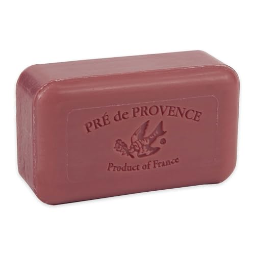 Image of Pre de Provence Artisanal Soap Bar, Natural French Skincare, Enriched with Organic Shea Butter, Quad Milled for Rich, Smooth & Moisturizing Lather, Mangosteen, 5.3 Ounce