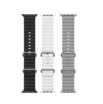 Envirotouch Silicon Smart Watch strap for iWatch Band Ultra 49mm 45mm 44mm 42mm- PACK OF 3 (B0CTGFSBB4) Amazon Price History, Amazon Price Tracker