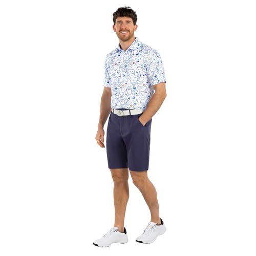 Image of Royal & Awesome Funny Golf Shirts for Men, Mens Golf Shirt, Crazy Golf Shirts for Men, Fun Golf Polos for Men, Mens Polo Golf
