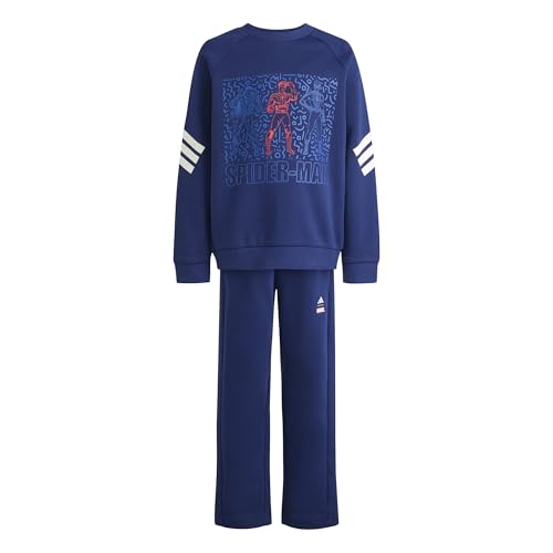 adidas Unisex Kids MARVEL SPIDER-MAN JOGGER dark blue/off white 5-6 Years