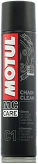 Motul C1 Chain Cleaner (400ml) | Removes Oil, Grease & Dirt | Deep Cleaning for Better Performance | Safe for All Chain Types