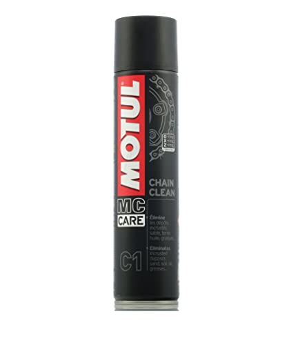 Motul C1 Chain Cleaner (400ml) | Removes Oil, Grease & Dirt | Deep Cleaning for Better Performance | Safe for All Chain Types