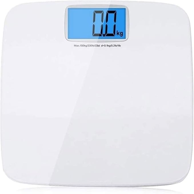 Bathroom Scale Highly Accurate Digital Bathroom Body Scale Measures Weight up to 330 lbs Easy-to-Read Backlit LCD