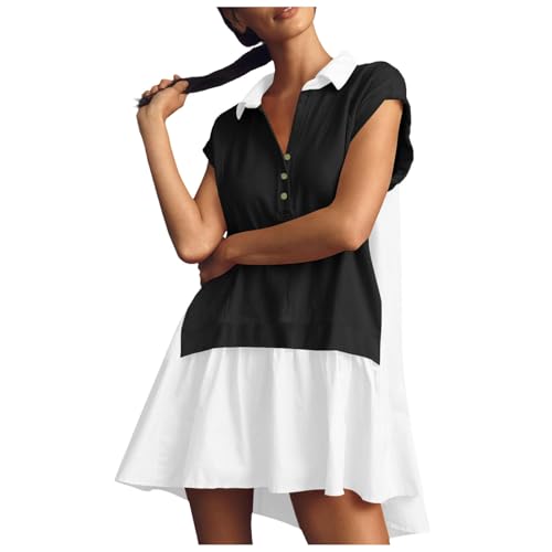 Robe de bal de fin d'année noire col en v haut de gamme en m