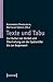 Produktbild Texte und Tabu: Zur Kultur von Verbot und Übertretung von der Spätantike bis zur Gegenwart (Mainzer Historische Kulturwissenschaften)