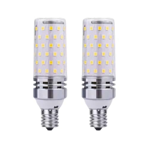 IOEDHW Lot de 2/10 ampoules LED E17 en forme de maïs, haute luminosité, 16 W, lampe à économie d'énergie, 1600 lumens, blanc 6000 K, ventilateur de plafond non dimmable, éclairage de maïs pour la mais