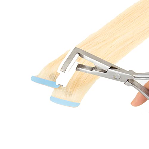 More than 3 months hold time Double Sided Hair Extension Tape hair tape (hair tape plier, Silver) - Image 2