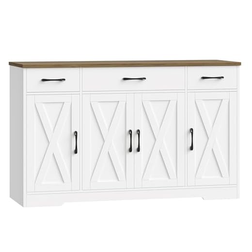 HOSTACK Buffet Cabinet with Drawers