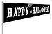 Colormoon Extra Large Happy Halloween Banner, Black and White Halloween Sign, Halloween Party Decoration Supplies, Haunted House Decorations, Garden Decorations (9.8 x 1.5 feet)