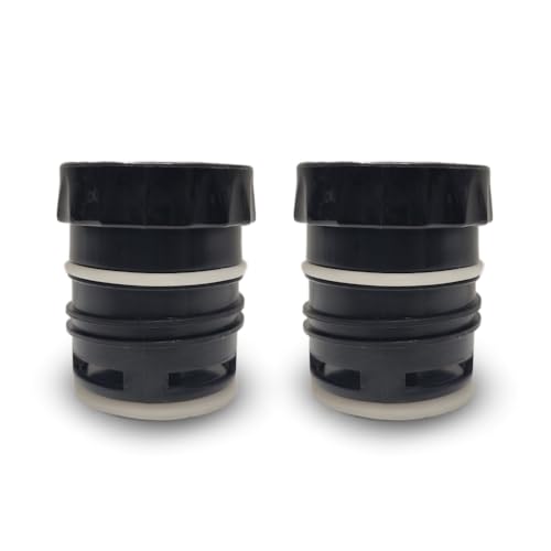 ALMAOS Thermo Bottle Stopper Replacement Part for Stanley. Yerba Mate Drinking - Thermo to Yerba Mate Termo Pico Mate/Pico cebador Stopper with High Precision Flow (Black V2, Set of 2)