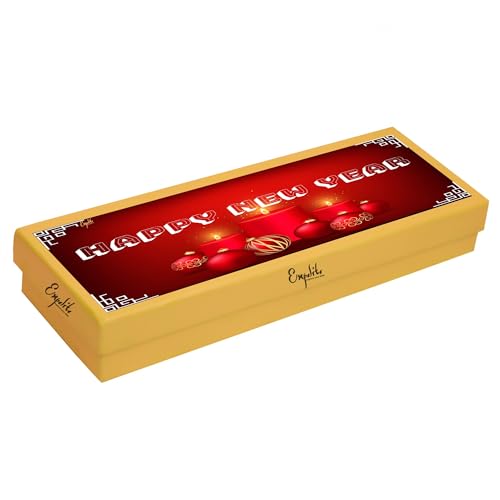 Image of Expelite Mery Christams And New Year Chocolate Gift For Girl Friend - 10 PC Happy Near Year Gift for Employees