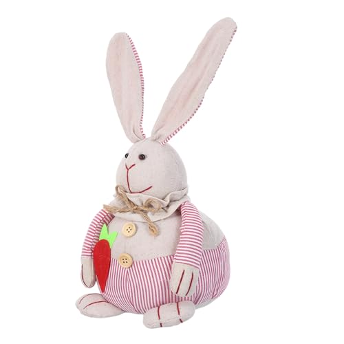 Cale-porte lapin de Pâques Mipcase antidérapant et anti-collision rose