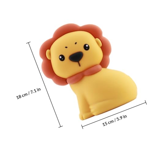 Lámpara de noche pequeña León de silicona para niño miniatura 2