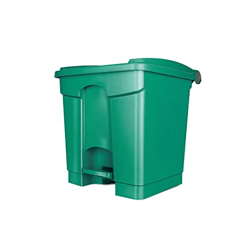 Poubelles poubelle en plastique à pédale pour tri sélectif intérieur extérieur