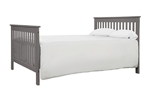 Image of DaVinci Hidden Hardware Twin /Full-Size Bed Conversion Kit (M5789) in Slate