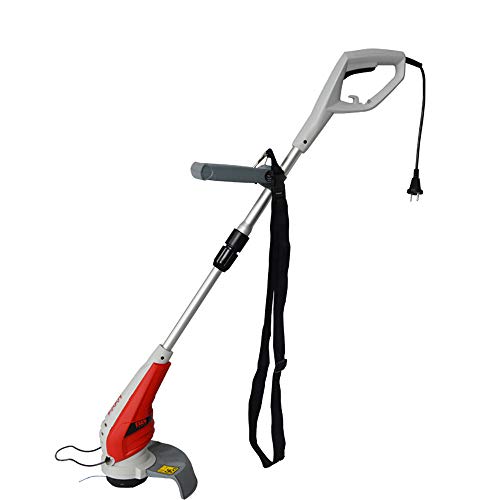 QJJML Rotary Mower With Low Vibration, Low Noise, Retractable Handle,40Mpowercord-A