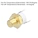 X AUTOHAUX Universal Automotive Radiator Engine Cooling Fan Temperature Thermo Sensor Switch 1/8'' NPT 155-170 Degrees on 135 Degrees Off