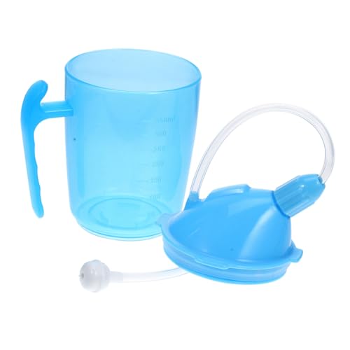 FOMIYES Prevent Cup for Elderly Disabled Patient Water Cup Compact Sippy for Daily Use