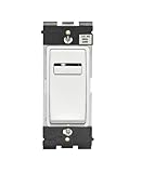 Leviton Renu Incandescent Dimmer REI06-WW for Single Pole, 3-way or more Applications, 600W-120VAC, in White on White