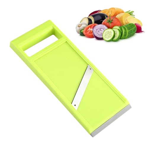 1 Pièce Trancheuse À Légumes, Trancheuse À Main Cuisine, Trancheuse À Mandoline À Main, Trancheuse À Légumes Portable, pour Cuisine, Pommes de Terre, Oignons et Plus Encore