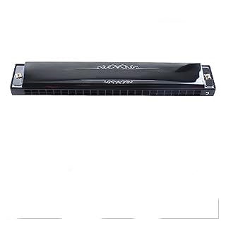PacuM Harmonica par Instrument Key 10 Trous 24 Trous Harmonica 8K Titanium Tremolo Tone Key C Harmonica Harpe Orgue à Bouche Instruments de Musique avec Étui Harmonica (Color : D 24 Hole) - Les Beatles, Paul McCartney, John Lennon, RIngo Starr, George Harrison PacuM Harmonica par Instrument Key 10 Trous 24 Trous Harmonica 8K Titanium Tremolo Tone Key C Harmonica Harpe Orgue à Bouche Instruments de Musique avec Étui Harmonica (Color : D 24 Hole) – Image 2