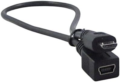 YCS basics 1 Foot USB Micro Male to USB mini Female Adapter Cable