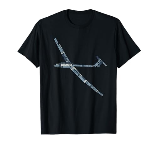 Glider Soaring Technical Terms Gift Pilot Aviator T-Shirt