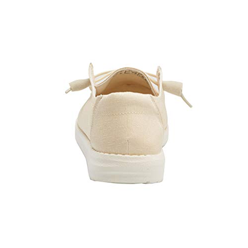 Image of HEYDUDE Women's Wendy Chambray | Women's Shoes | Women's Lace Up Loafers | Comfortable & Light-Weight