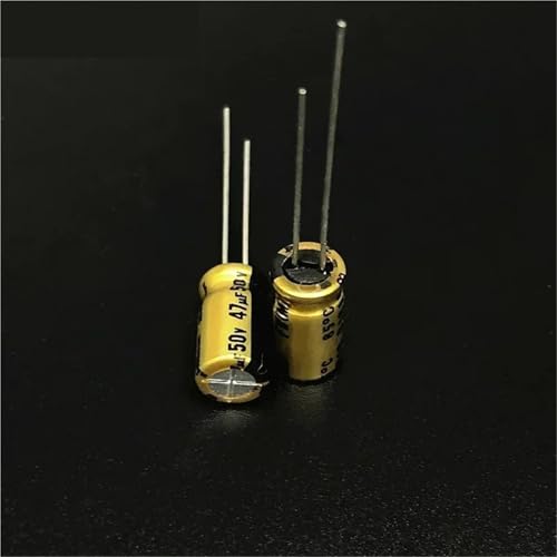 Condensateurs audio 50V 47uF 6.3x11mm pour filtres et circuits électroniques - Lot de 100