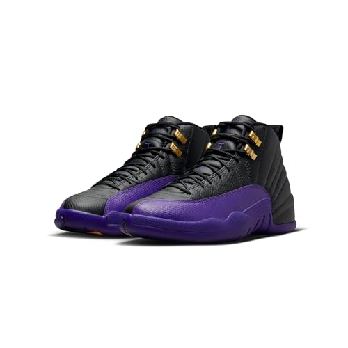 Nike Air Jordan 12 Retro - Black / Field Purple / Metallic Gold2