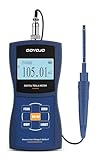 Gauss/Tesla Meter with High Precision Probe & Auto Range Recording 0-20000Gs N/S Polarity Identification, Magnetic Field Tester for Residual Magnetism & Nondestructive Testing