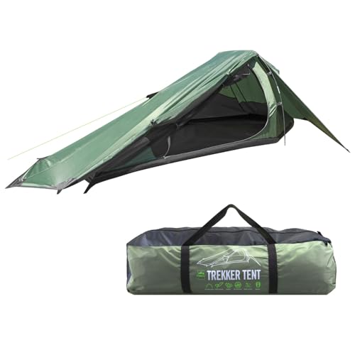 VFM - Tente Eiger Trekker Single - Sage Green 1 Personne étanche, About de Camping léger et...