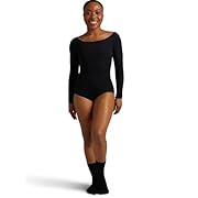 Capezio Дамско екипно основно трико с дълъг...