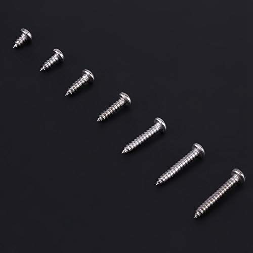 Kit 500 tornillos autorroscantes M3 cabeza botón acero inoxidable miniatura 2