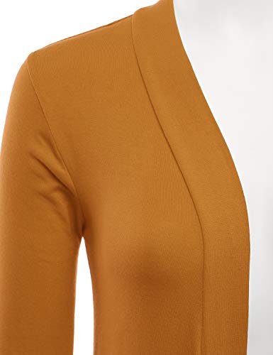 Image of LALABEE Women's Draped Open-Front Long Sleeve Light Weight Cardigan (S~3XL)