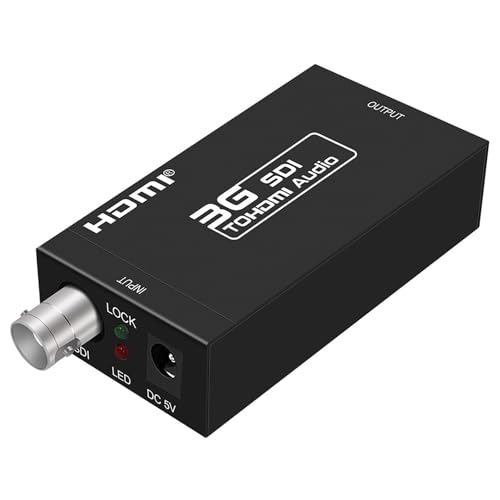 Convertidor 3G SDI a HDMI adaptador SD-SDI HD-SDI video mini