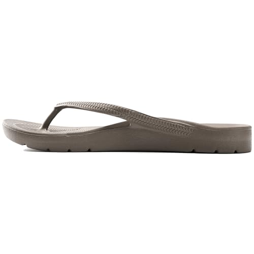 VIVASUN Flip Flops Damen Herren Zehentrenner Sandalen mit Mittelfußstütze Komfortable Badeschuhe Rutschfest...