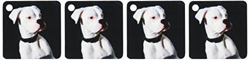 Boxer sans limite oreilles Porte-Clés 3drose 5,7x11,4 cm lot de 4 pour amoureux des animaux