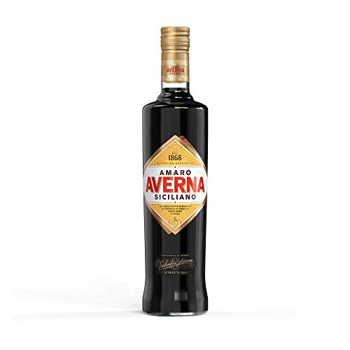 Averna Italian Bitter Liqueur | 29% ABV | Authentic Italian Amaro with Bitter orange sweet spicy notes and mediterranean herbs