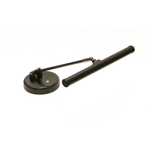 LED - Klavierlampe schwarz matt