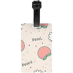 Cuties Maletas Peachy Cutie - Etiquetas de equipaje para maletas, etiquetas de equipaje para maletas, etiqueta de equipaje de viaje