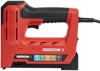 Arrow ET501F Corded 5-in-1 Professional Electric Staple and Nail Gun, Wire Stapler, Brad and Pin Nailer for Upholstery, Framing, Insulation, Crafts, Fencing, and Cable