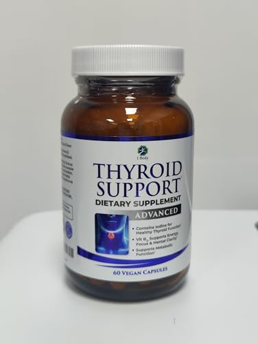 1 body thyroid support supplement for women and men  supports energy amp mental clarity with ashwagandha iodine zinc amp b12  selenium supplement  30 day supply