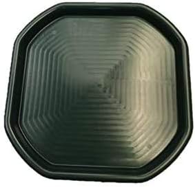 KetoPlastics SMALL Messy Play tray Black Plastic Builders Building Material Mixing Tray Spot for Cement Mortar Sand Plastering MIXING TRAY (BLACK)