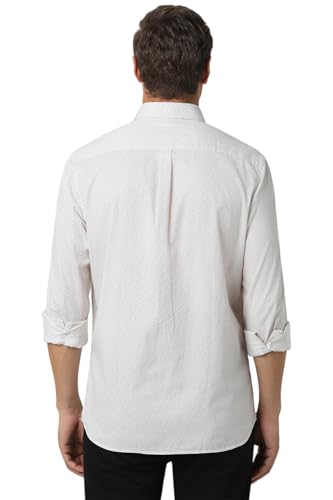 Image of Van Heusen Casual Printed Shirt for Men| Premium Cotton| Full Sleeves| Slim Fit |Breathable Fabric