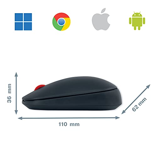 Souris Bluetooth Leitz SureTrack sans fil rechargeable ordinateur PC Android Apple