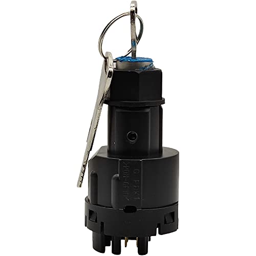 Xyzil Ignition Starter Switch With 2 Key 57590-23340-71 57590-23342-71 57590-23343-71 Compatible With Toyota Forklift 7 & 8 Series 7Fgcu25 7Fgcu15 7Fgcu30 7Fg25 #TOP1
